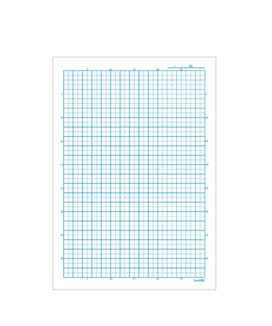 ショウワノート ジャポニカセクション B5判 5㎜方眼ノート(リーダー罫線入り) 3冊パック