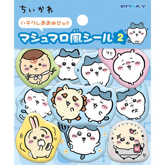 エンスカイ マシュマロ風シール ちいかわ ハチワレおおめセット