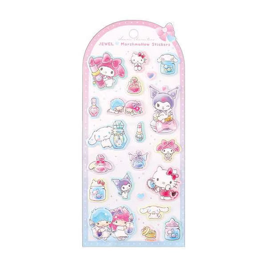 ティーズファクトリー サンリオキャラクターズ ジュエルマシュマロステッカー SR-5562005CS