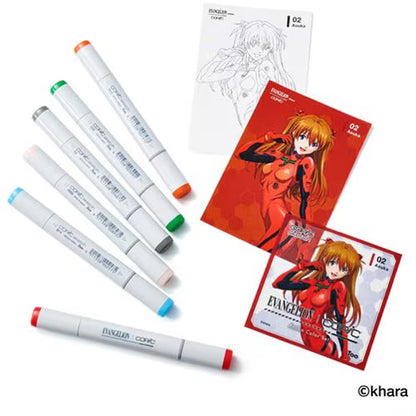 .Too EVANGELION/COPIC Asukaカラーセット