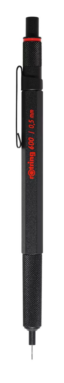 rotring 600 シャープペンシル 0.5mm ブラック 19 04443