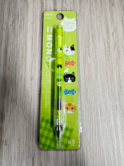 トンボ鉛筆 日本限定ねこ柄 モノグラフ リボン DPB-163K