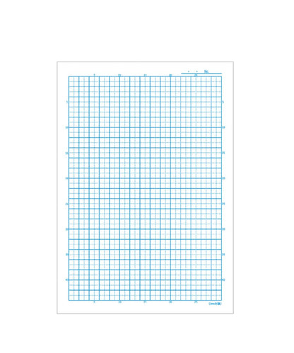 ショウワノート ジャポニカセクション B5判 5㎜方眼ノート(リーダー罫線入り) 5色5冊パック