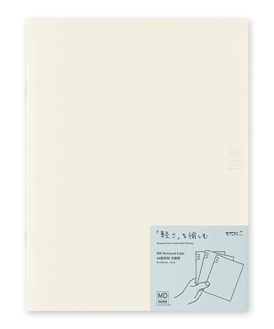 デザインフィル MDノート ライト A4変形判 方眼罫 3冊組A