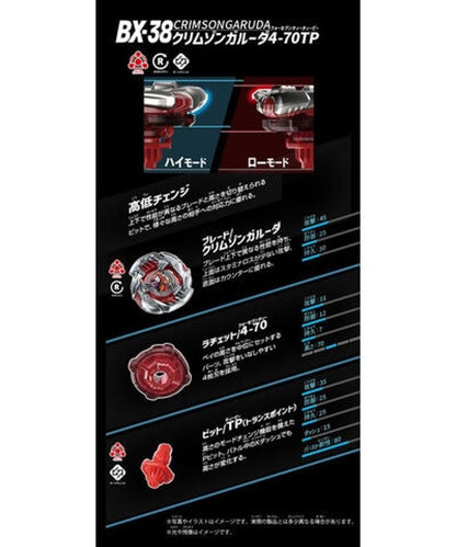 タカラトミー BX-38 クリムゾンガルーダ4-70TP