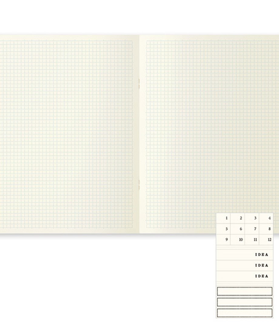 デザインフィル MDノート ライト A4変形判 方眼罫 3冊組A