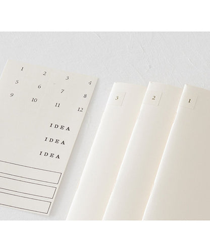 デザインフィル MDノート ライト A4変形判 方眼罫 3冊組A